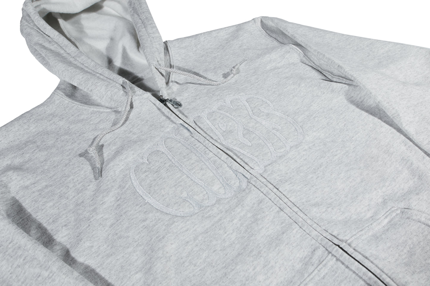 Light grey Mikeys zipper hoodie